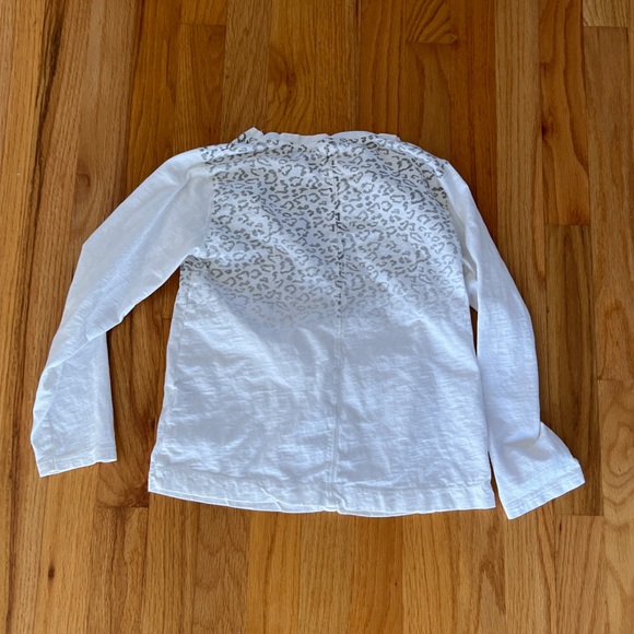 Zara white shirt with long sleeves. Girl size 9/10 - Picture 2 of 6